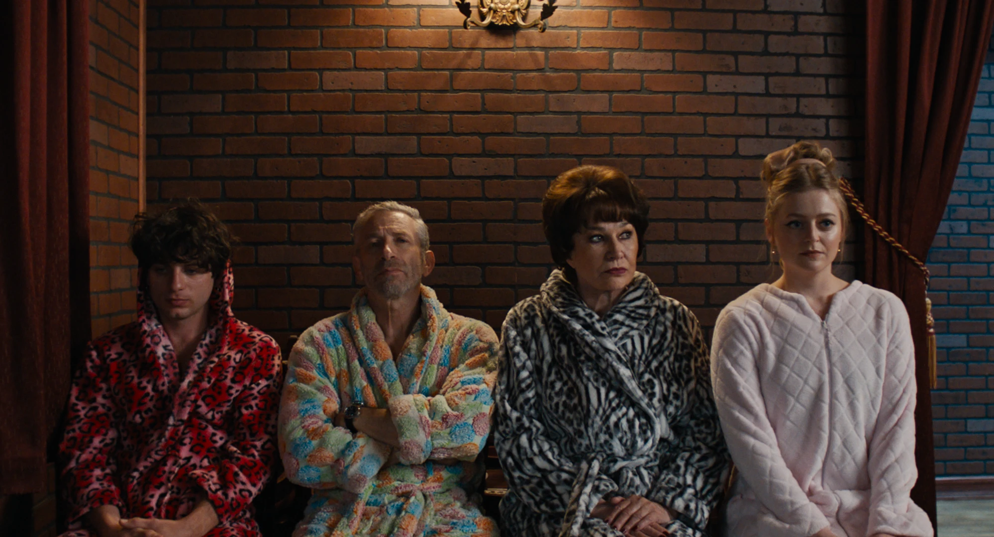 The Idiotka contestants in robes
